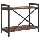 Bogreol Røget eg 60 x 30 x 50 cm Konstrueret træ