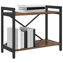 Bogreol Røget eg 60 x 30 x 50 cm Konstrueret træ