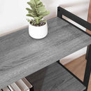 Bogreol 60 x 30 x 50 cm Konstrueret træ Grå sonoma-eg