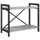 Bogreol Grå sonoma-eg 60 x 30 x 50 cm Konstrueret træ