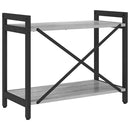 Bogreol Grå sonoma-eg 60 x 30 x 50 cm Konstrueret træ