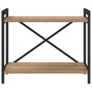 Bogreol 60 x 30 x 50 cm Konstrueret træ Artisan Egetræ