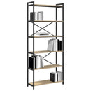 Bogreol Sonoma eg 80 x 30 x 189,5 cm Konstrueret træ