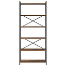 Bogreol Gammelt træ 80 x 30 x 189,5 cm Konstrueret træ