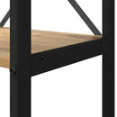 Bogreol 80 x 30 x 189,5 cm Konstrueret træ Artisan Egetræ