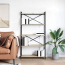 Bogreol Sonoma eg 80 x 30 x 155 cm Konstrueret træ
