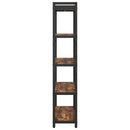 Bogreol Røget eg 80 x 30 x 155 cm Konstrueret træ