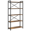 Bogreol Gammelt træ 80 x 30 x 155 cm Konstrueret træ