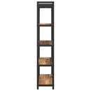 Bogreol Gammelt træ 80 x 30 x 155 cm Konstrueret træ