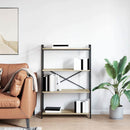 Bogreol Sonoma eg 80 x 30 x 120 cm Konstrueret træ