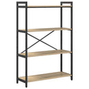 Bogreol Sonoma eg 80 x 30 x 120 cm Konstrueret træ