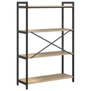 Bogreol Sonoma eg 80 x 30 x 120 cm Konstrueret træ