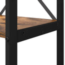 Bogreol Røget eg 80 x 30 x 120 cm Konstrueret træ