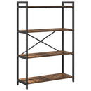 Bogreol Røget eg 80 x 30 x 120 cm Konstrueret træ