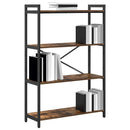 Bogreol Røget eg 80 x 30 x 120 cm Konstrueret træ