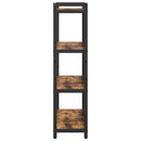 Bogreol Røget eg 80 x 30 x 120 cm Konstrueret træ