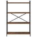 Bogreol Gammelt træ 80 x 30 x 120 cm Konstrueret træ