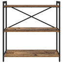 Bogreol Gammelt træ 80 x 30 x 85 cm Konstrueret træ