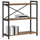 Bogreol Gammelt træ 80 x 30 x 85 cm Konstrueret træ