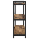 Bogreol Gammelt træ 80 x 30 x 85 cm Konstrueret træ
