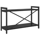 Bogreol Sort eg 80 x 30 x 50 cm Konstrueret træ