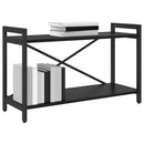 Bogreol Sort eg 80 x 30 x 50 cm Konstrueret træ