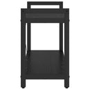 Bogreol 80 x 30 x 50 cm Konstrueret træ Sort eg