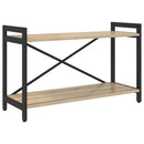 Bogreol Sonoma eg 80 x 30 x 50 cm Konstrueret træ