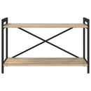 Bogreol 80 x 30 x 50 cm Konstrueret træ Sonoma eg
