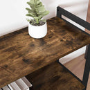 Bogreol Røget eg 80 x 30 x 50 cm Konstrueret træ