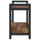 Bogreol Røget eg 80 x 30 x 50 cm Konstrueret træ