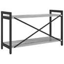 Bogreol Grå sonoma-eg 80 x 30 x 50 cm Konstrueret træ