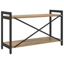Bogreol Artisan Egetræ 80 x 30 x 50 cm Konstrueret træ