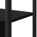 Bogreol Sort eg 80 x 30 x 155,5 cm Konstrueret træ
