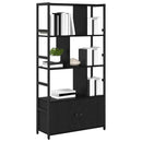 Bogreol Sort eg 80 x 30 x 155,5 cm Konstrueret træ