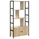 Bogreol Sonoma eg 80 x 30 x 155,5 cm Konstrueret træ