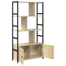 Bogreol Sonoma eg 80 x 30 x 155,5 cm Konstrueret træ
