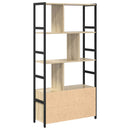Bogreol Sonoma eg 80 x 30 x 155,5 cm Konstrueret træ