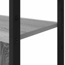Bogreol Grå sonoma-eg 80 x 30 x 155,5 cm Konstrueret træ