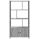 Bogreol Grå sonoma-eg 80 x 30 x 155,5 cm Konstrueret træ