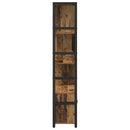 Bogreol Gammelt træ 80 x 30 x 155,5 cm Konstrueret træ