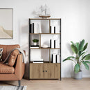 Bogreol Artisan Egetræ 80 x 30 x 155,5 cm Konstrueret træ