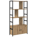 Bogreol Artisan Egetræ 80 x 30 x 155,5 cm Konstrueret træ
