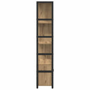 Bogreol Artisan Egetræ 80 x 30 x 155,5 cm Konstrueret træ