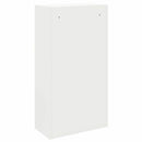 Pakke drop boks med opbevaring Hvid 44 x 22 x 82 cm Stål