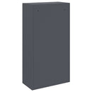 Pakke drop boks med opbevaring Antracit 44 x 22 x 82 cm Stål