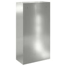Pakke drop boks med dør Sølv 44 x 22 x 82 cm Galvaniseret stål