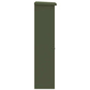 Pakke drop boks med dør Olivengrøn 44,5 x 29 x 110,5 cm Stål