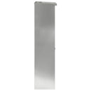 Pakke drop boks Sort 44,5 x 29 x 110,5 cm Galvaniseret stål