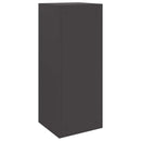 Pakke drop boks med opbevaring Sort 41 x 38 x 103 cm Stål